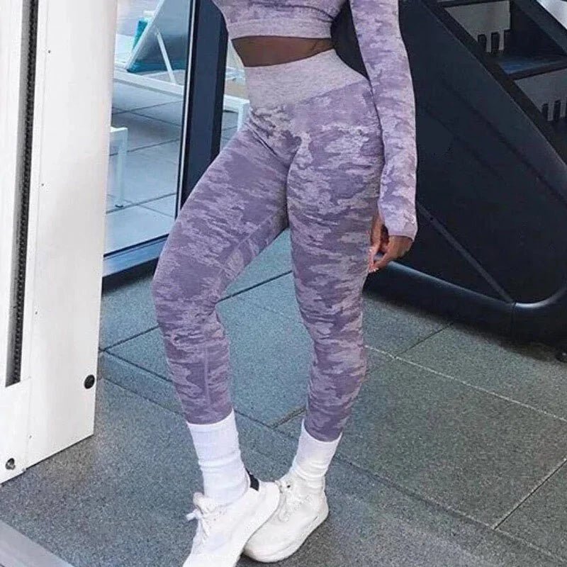 Women's High Waist Fitness Leggings - SensorySoft