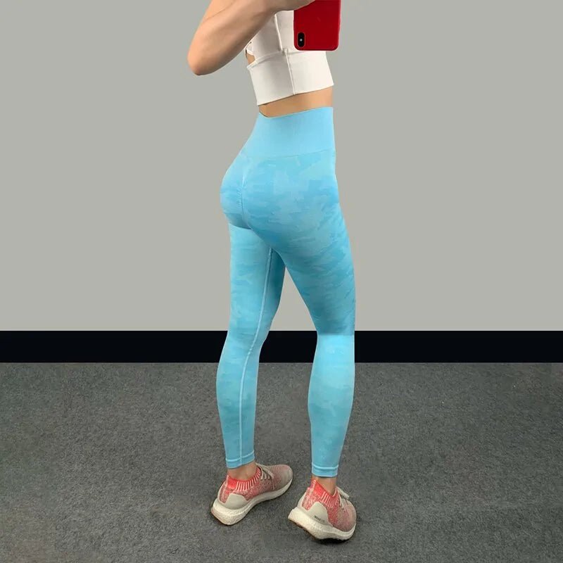 Women's High Waist Fitness Leggings - SensorySoft