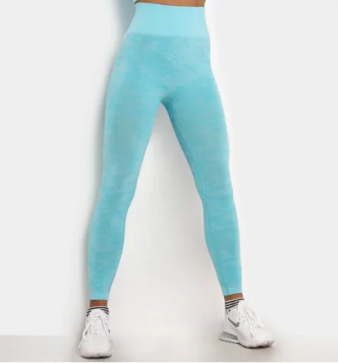Women's High Waist Fitness Leggings - SensorySoft