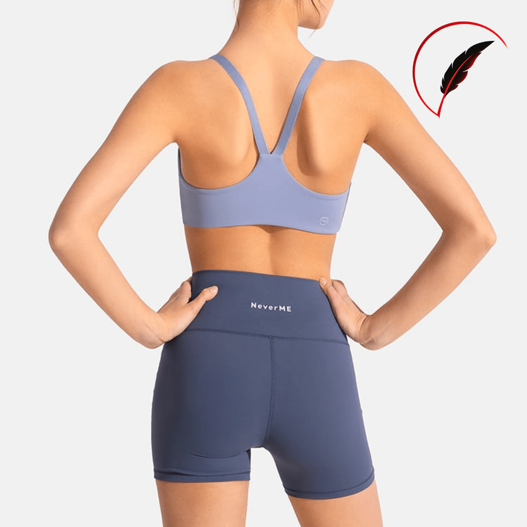 Women's High Waist Summer Sports Shorts - Tight Fit - SensorySoftShop