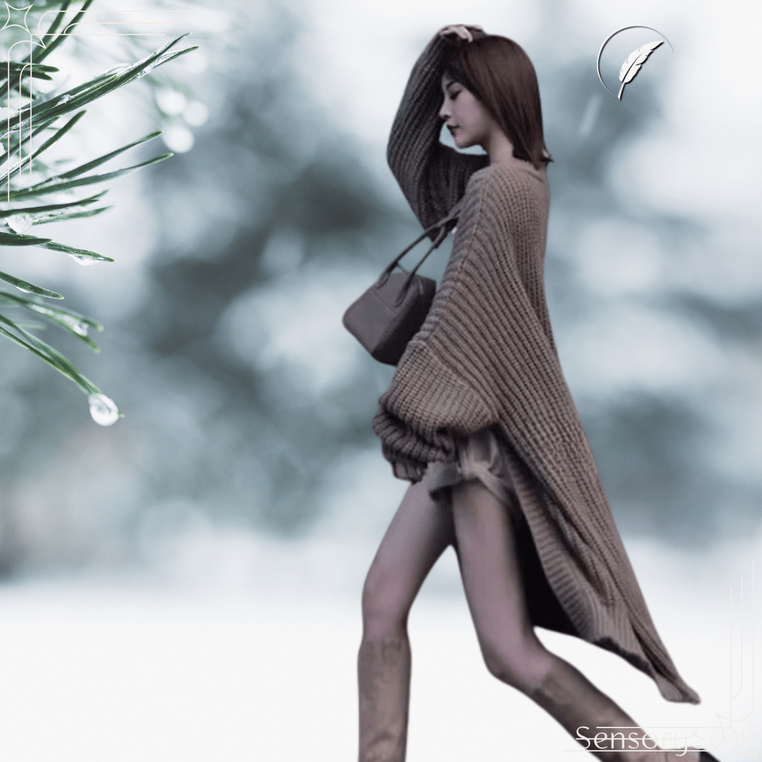 Women's Long Knit Cardigan for Spring - SensorySoft