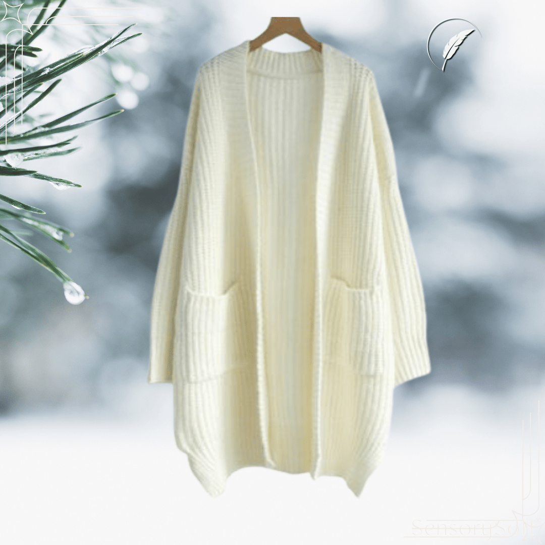 Women's Long Knit Cardigan for Spring - SensorySoft