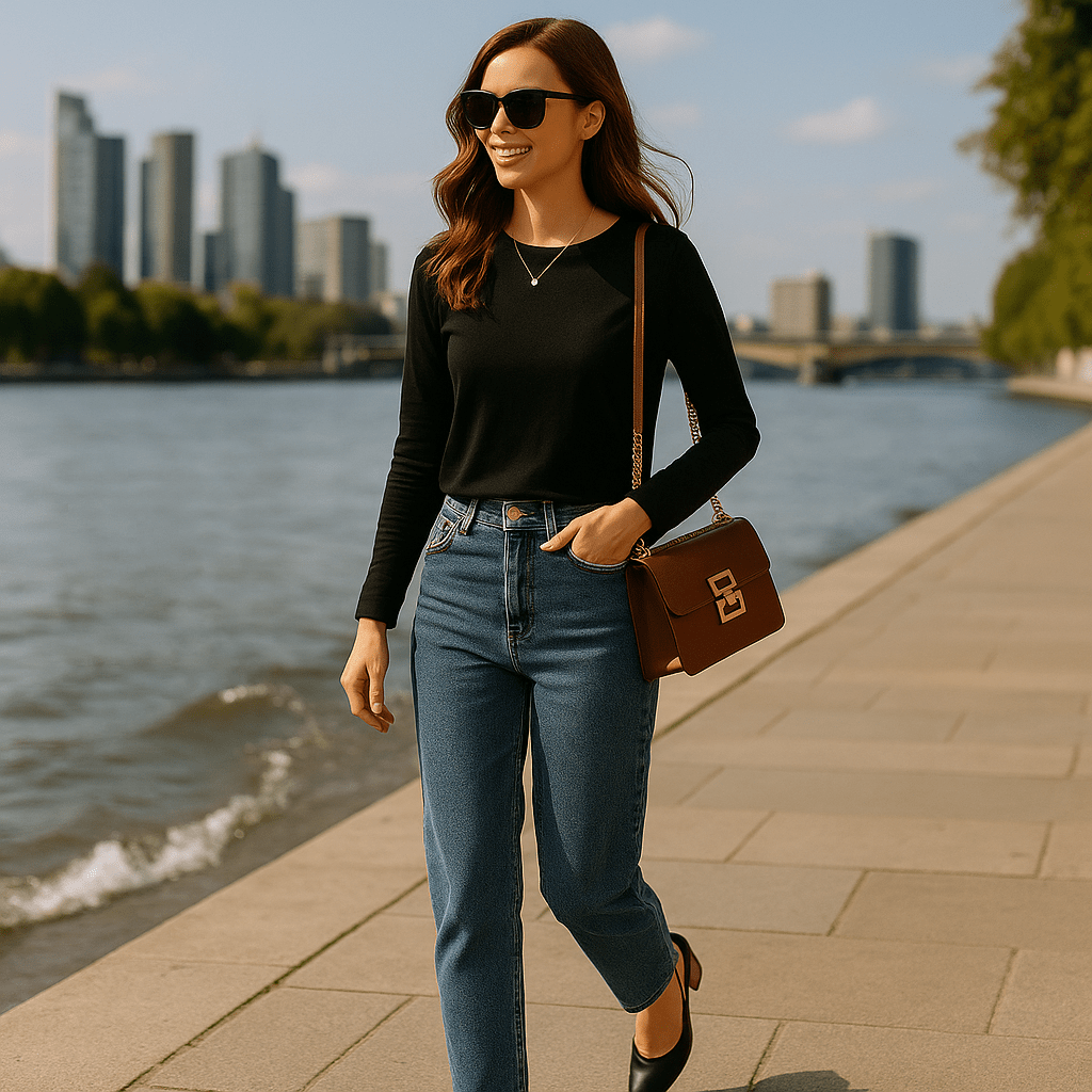 Women's Long Sleeve T-Shirt - Versatile and Loose Fit - SensorySoft
