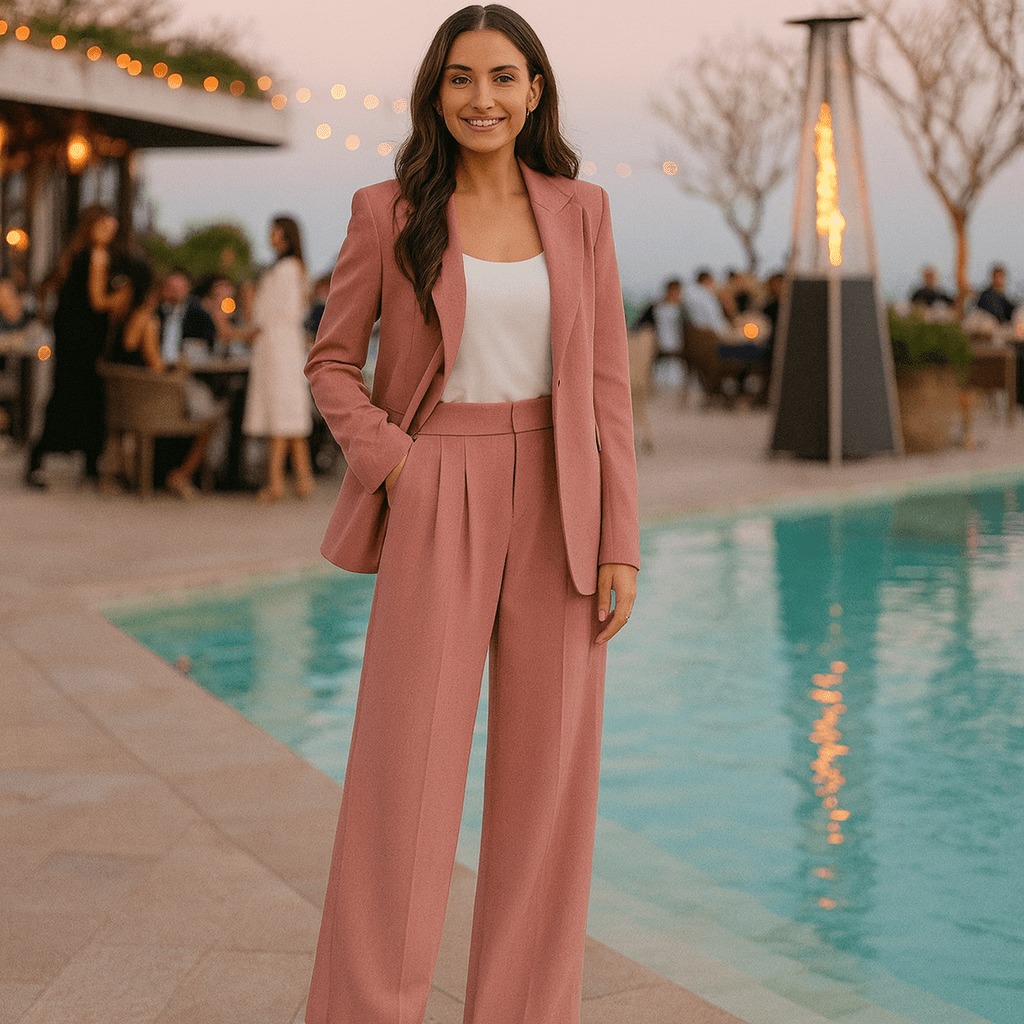 Women's Loose Casual High Waist Wide Leg Suit Pants - SensorySoftShop