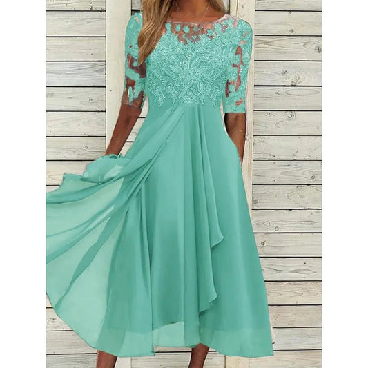 Women's Spring And Summer Bridesmaid Evening Dress - SensorySoftShop