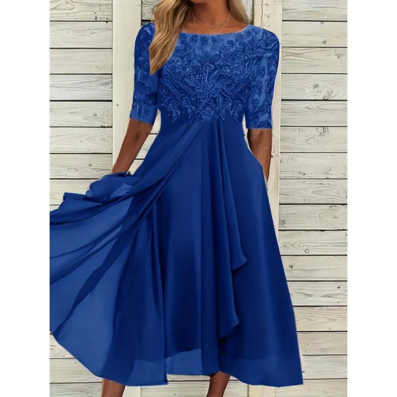 Women's Spring And Summer Bridesmaid Evening Dress - SensorySoftShop