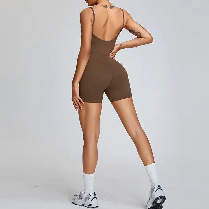 Women's Yoga Jumpsuit For Fitness Sports And Gym Workout - SensorySoft