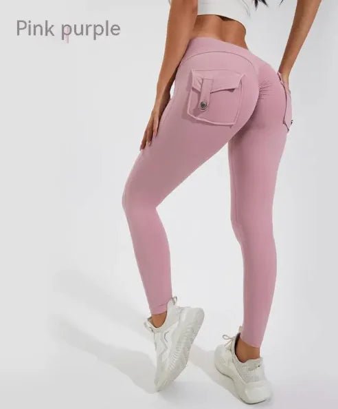 Yoga Pants Peach Hip Women's Sports - SensorySoft