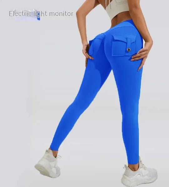 Yoga Pants Peach Hip Women's Sports - SensorySoft