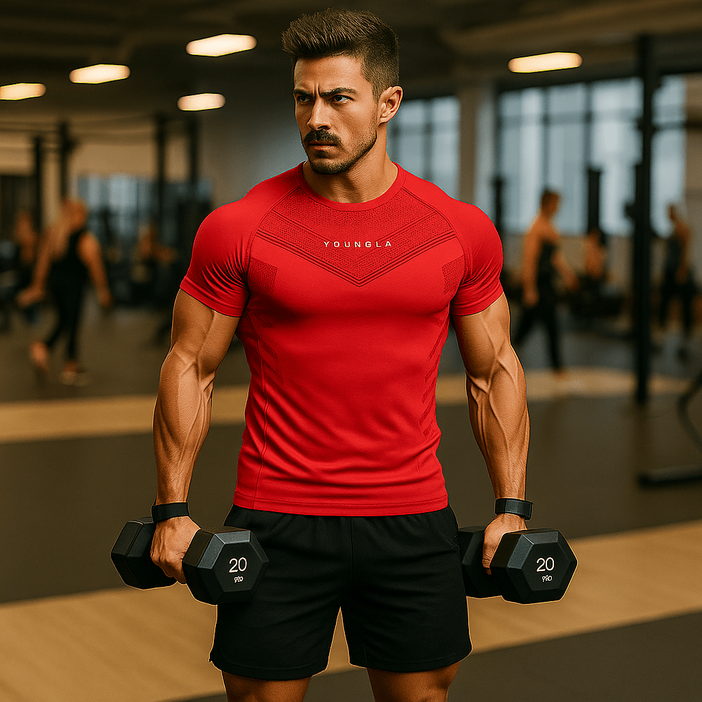 YOUNGLA - Summer Muscle T-Shirts For Men - SensorySoft