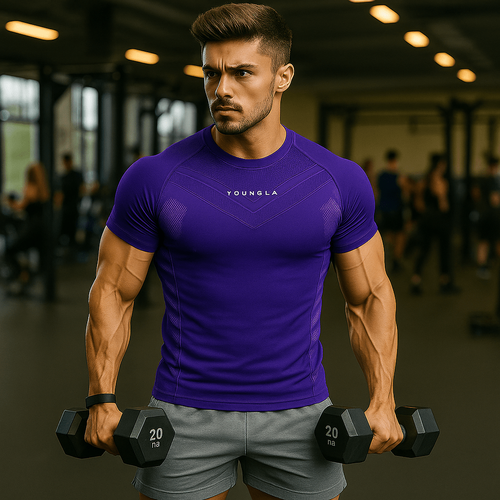 YOUNGLA - Summer Muscle T-Shirts For Men - SensorySoft