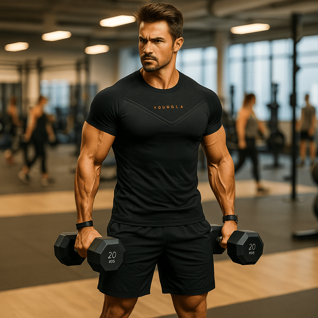YOUNGLA - Summer Muscle T-Shirts For Men - SensorySoft