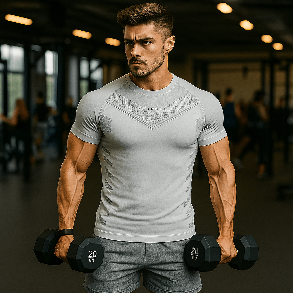 YOUNGLA - Summer Muscle T-Shirts For Men - SensorySoft