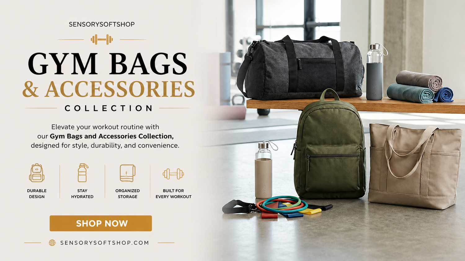 Gym Bags and Accessories - SensorySoft