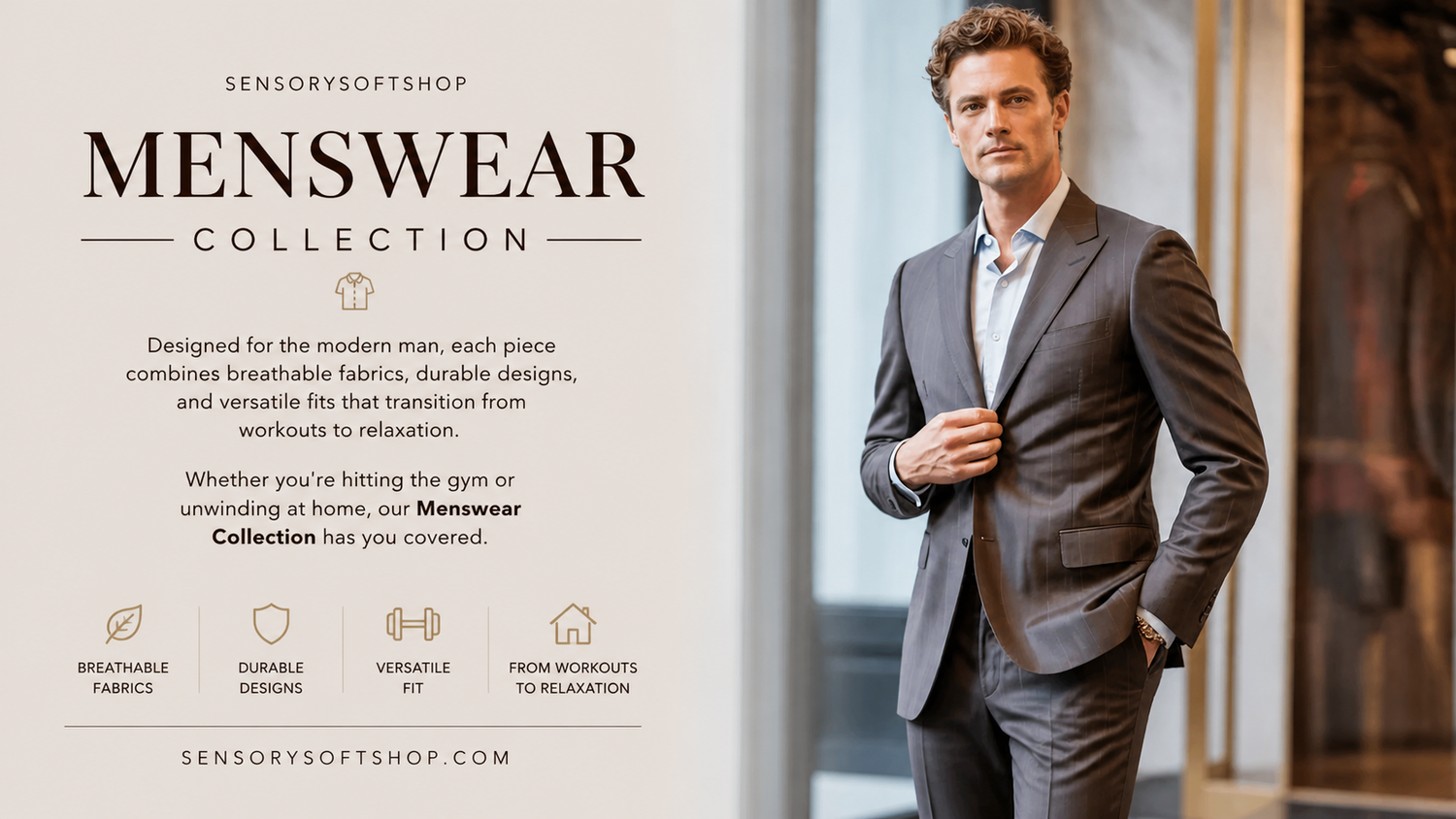Menswear Collection - SensorySoftShop