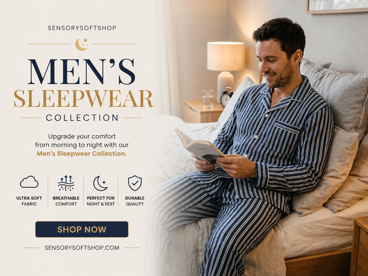 Men’s Underwear and Sleepwear - SensorySoftShop