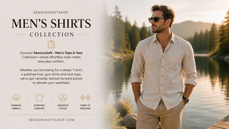 Men's Shirts - SensorySoftShop
