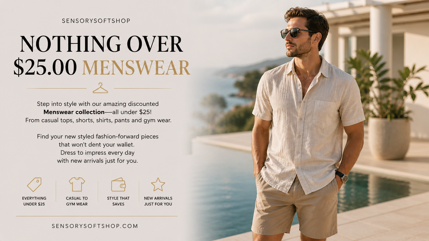 NO25 - Menswear - SensorySoftShop