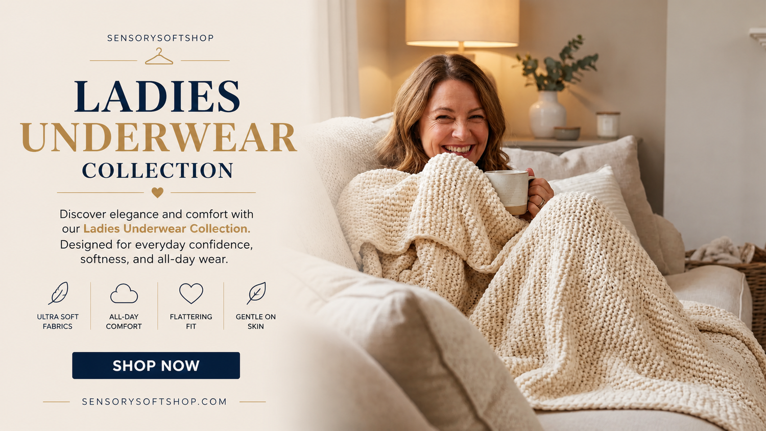 Bras, Underwear and Sleepwear - SensorySoftShop
