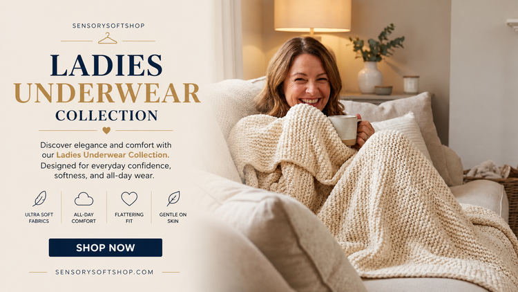 Bras, Underwear and Sleepwear - SensorySoftShop