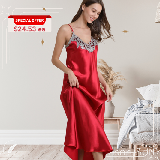 Lace Satin Nightgowns Sleepwear