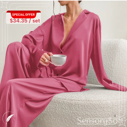 Women's Oversized Silky Satin Sleepwear