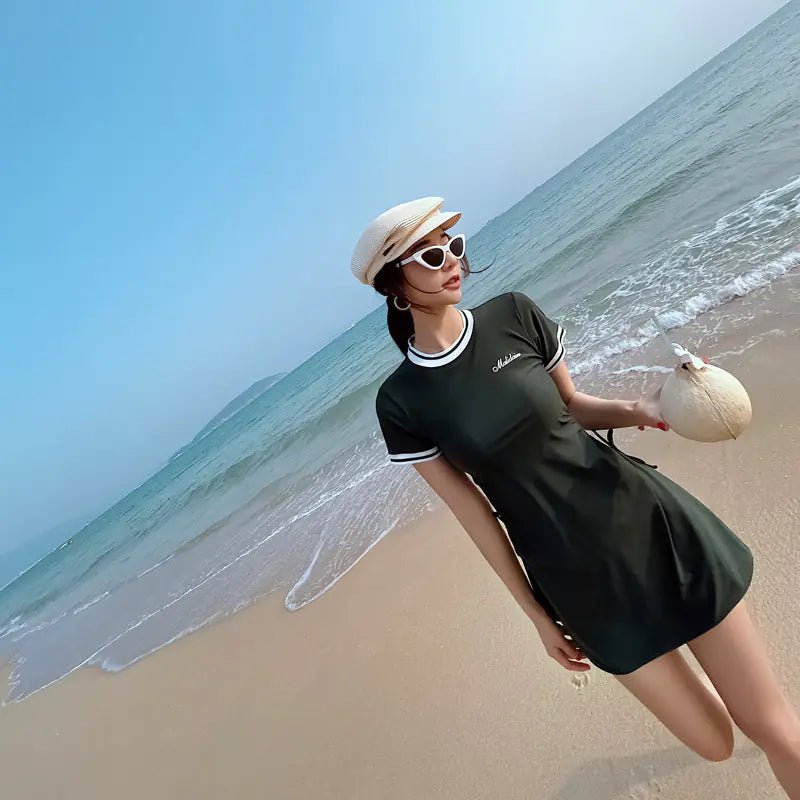 2024 Women's Two - Piece Swimwear Skirt Style Sporty - SensorySoft