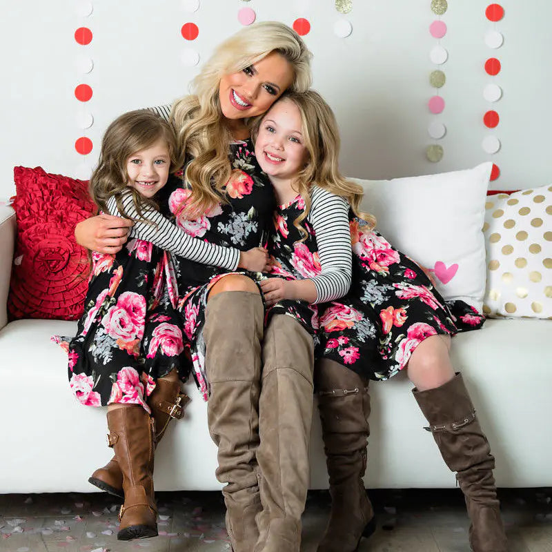 Mother-Daughter Matching Dresses