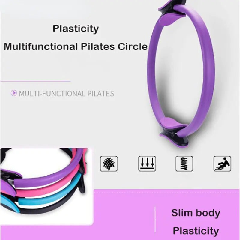 38cm Yoga Fitness Ring Circle – Strength, Flexibility; Fun in Every Workout!