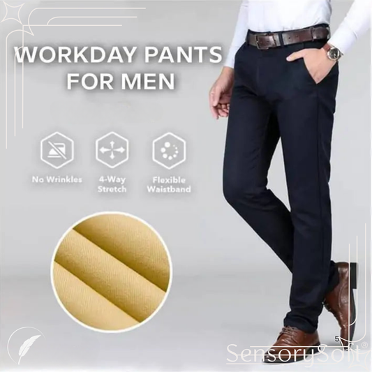 4 Way Stretch Workday Mens Pants