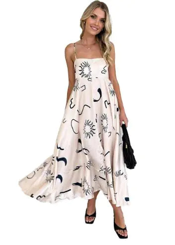 Serena Dress / Fresh Floral Spaghetti Strap Dress