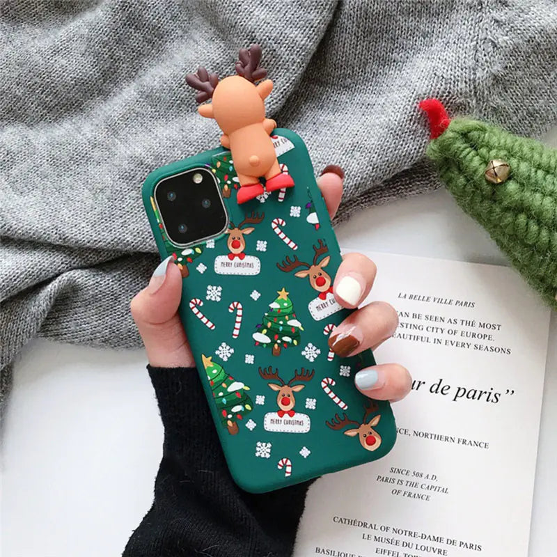 Christmas Silicone Phone Case - NO25