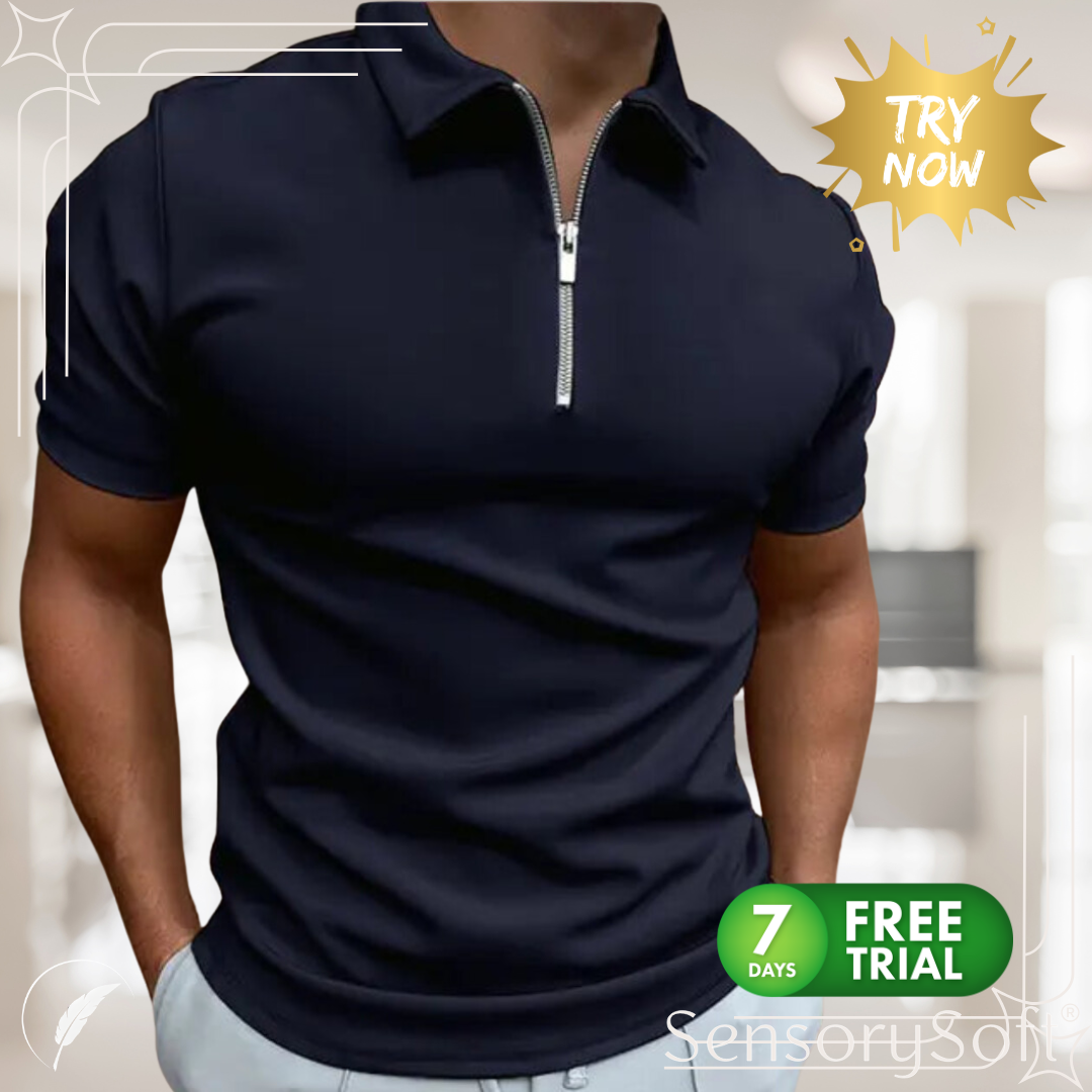 Summer Men's Solid Color Polo Shirts