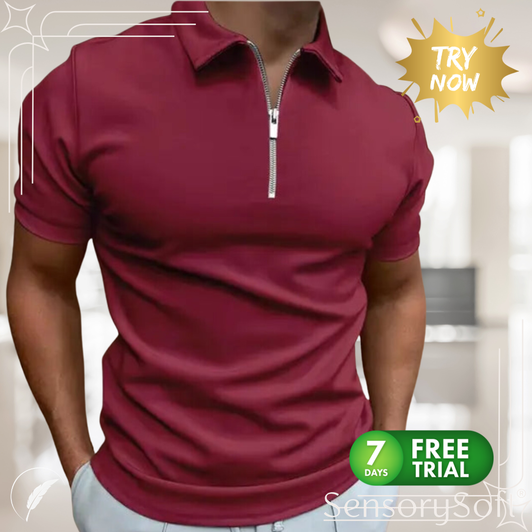 Summer Men's Solid Color Polo Shirts