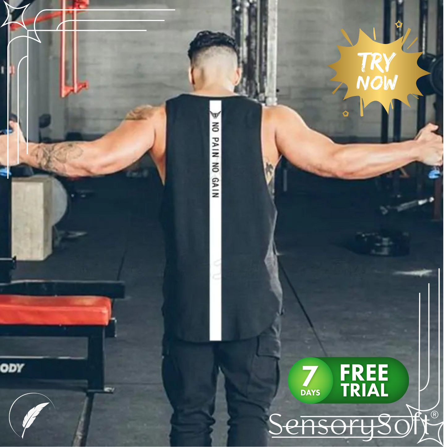 Bodybuilding Fitness Sleeveless Vest