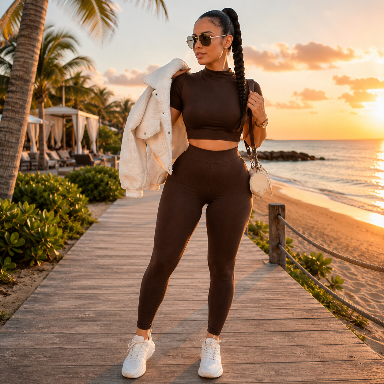 Women Sport Fitness 2 Two Piece Set Tracksuit