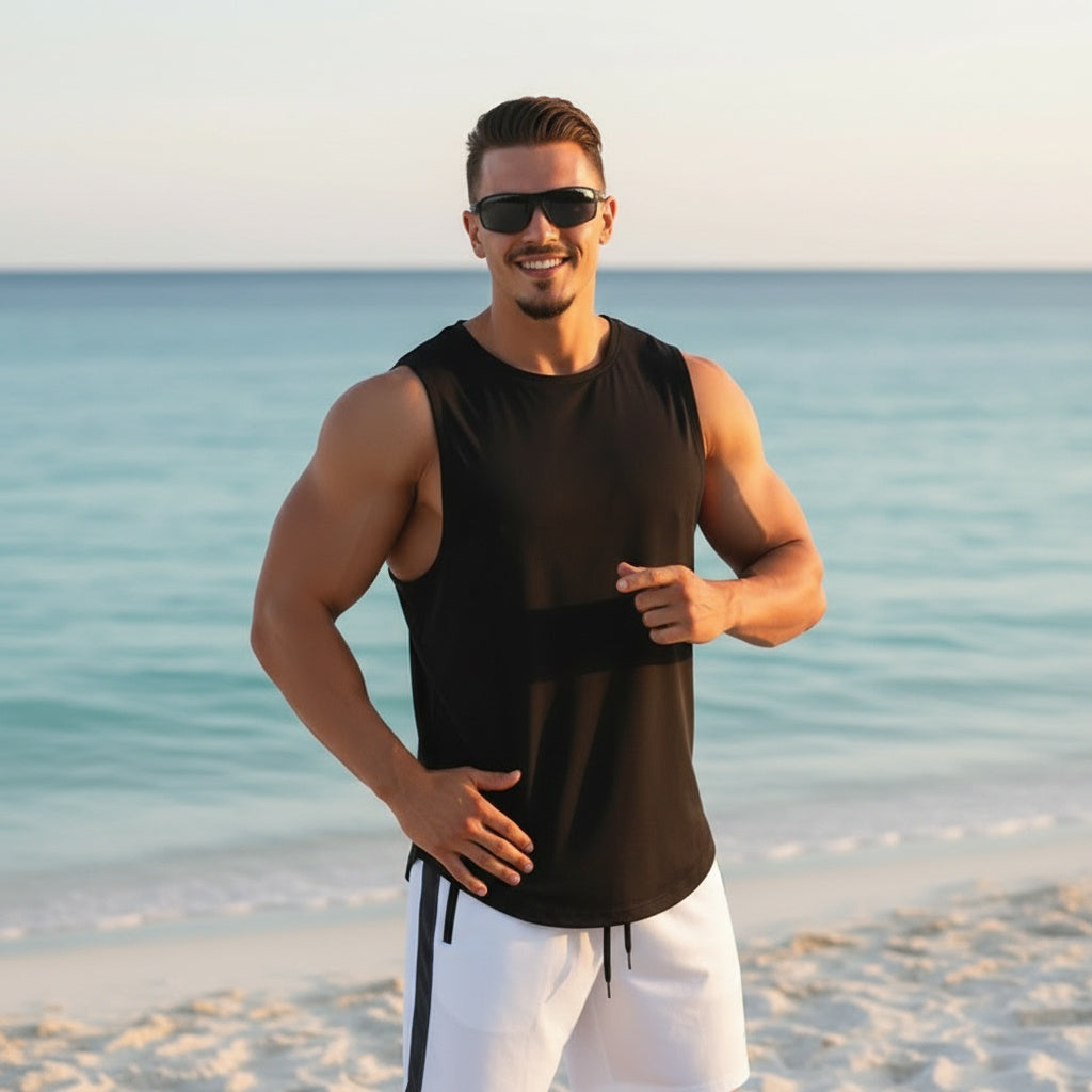 Men's Summer Quick-Drying Running Fitness Vest