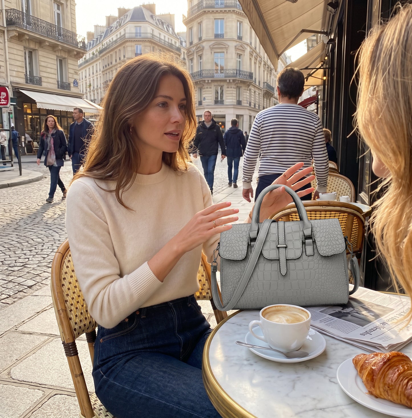 The Crocodile Luxe Signature Handbag
