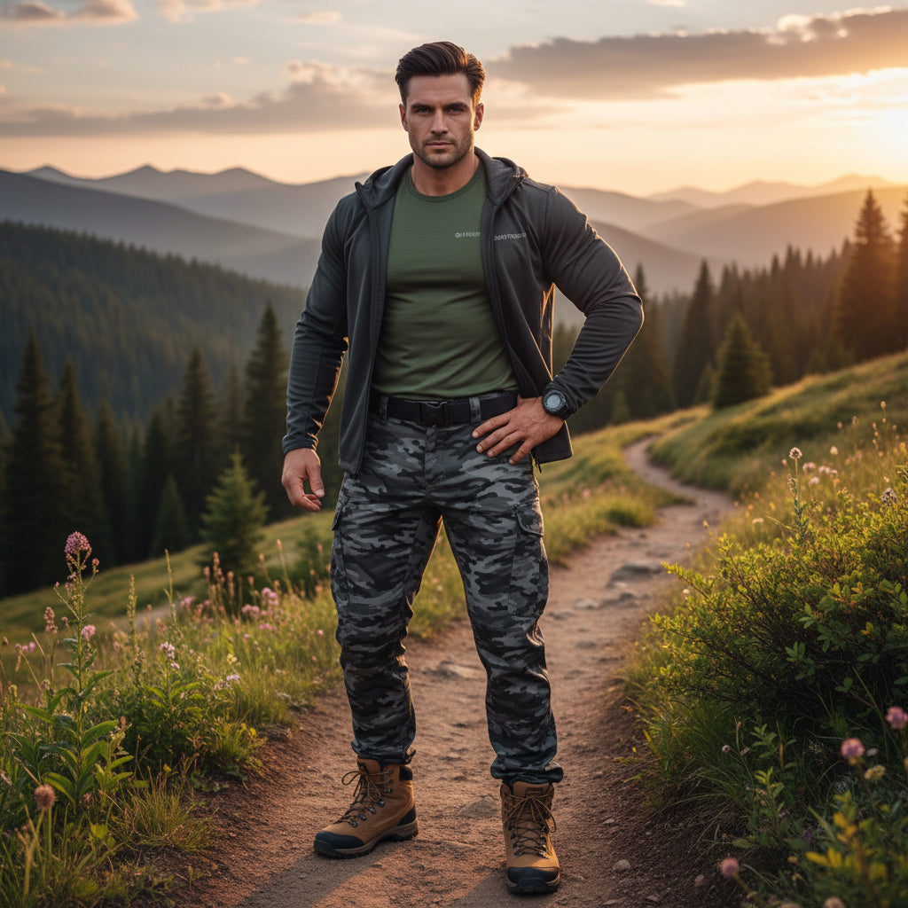 Tactical Waterproof Flex Camo Cargo Pants