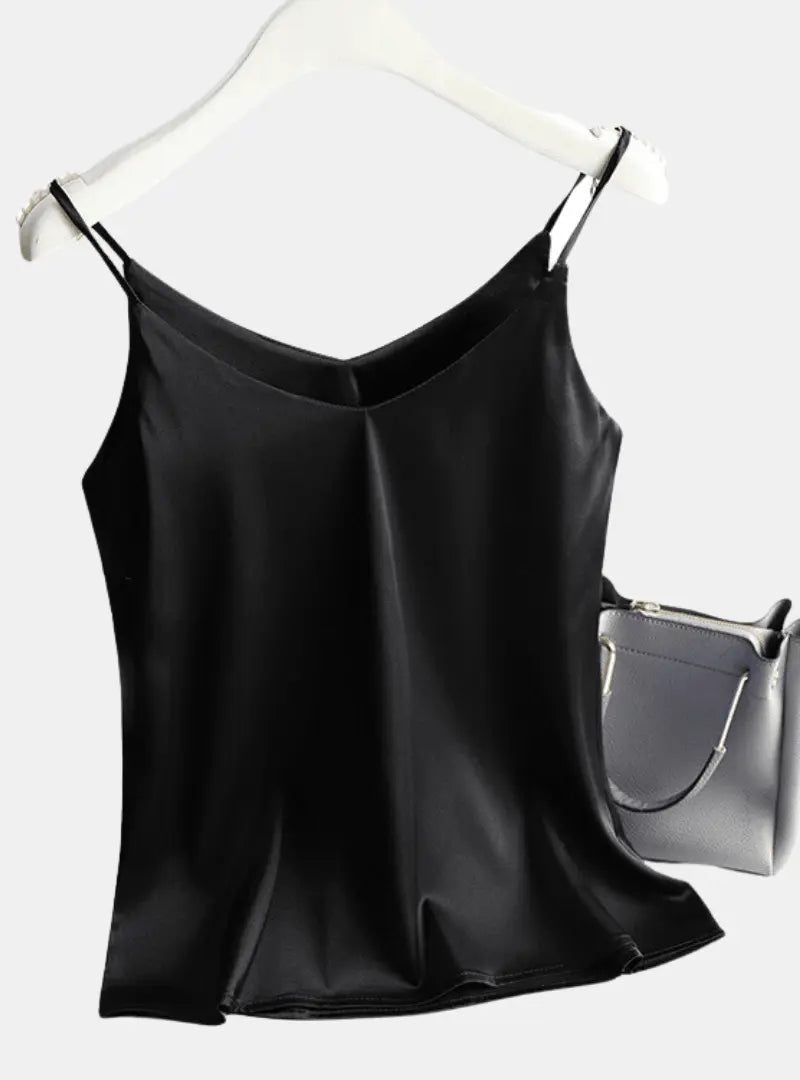 Blusa de Cetim Regata - Satin Tank Tops