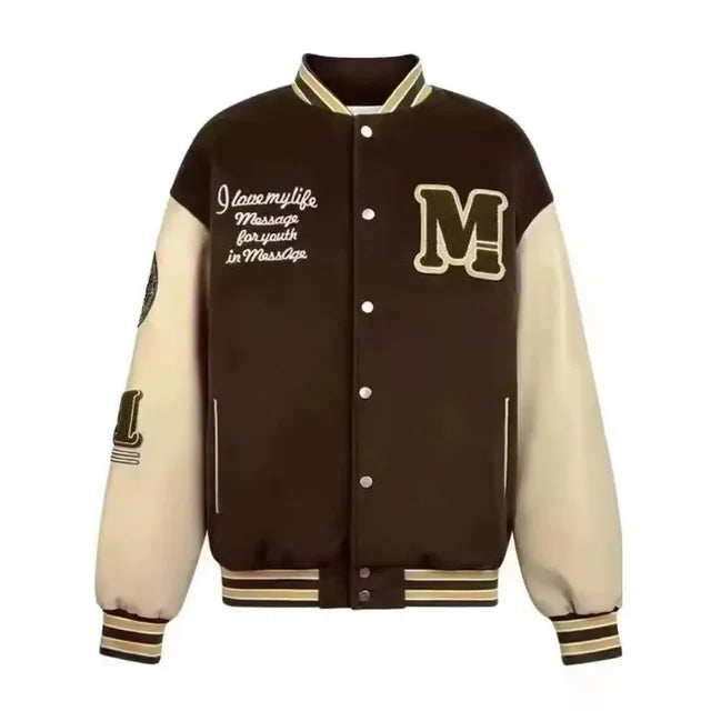 M and M’s Unisex Bomber Jacket – Playful, Stylish, and Iconic