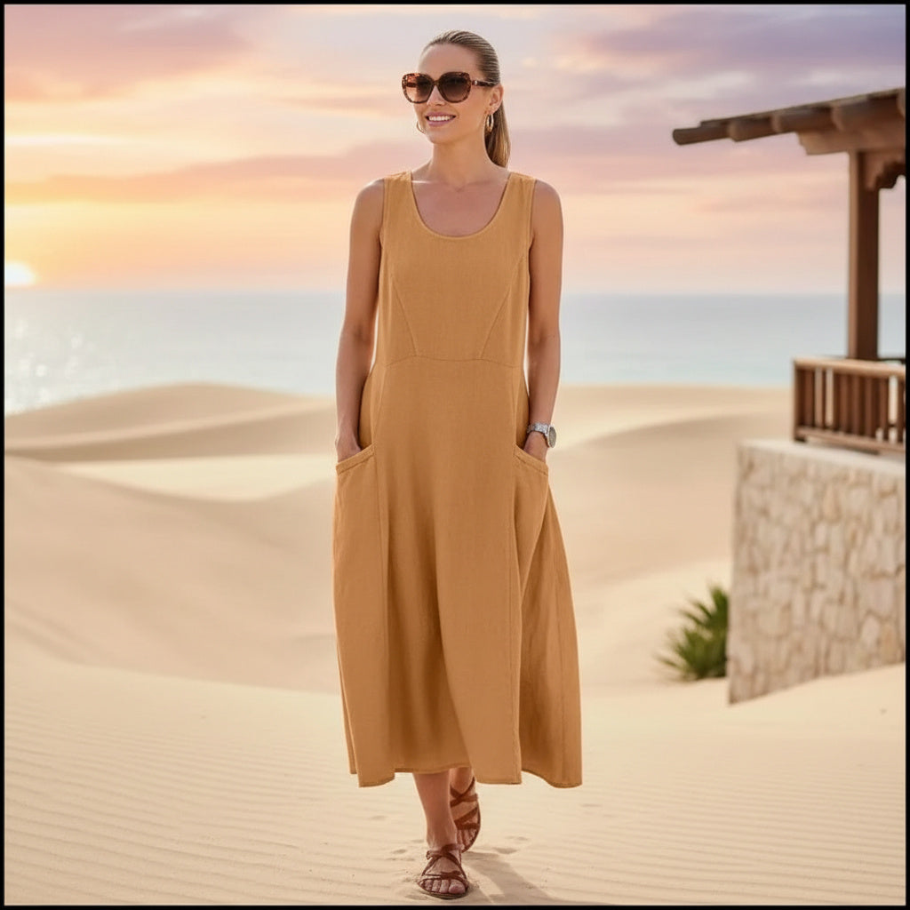 The Sahara Breeze Maxi Dress