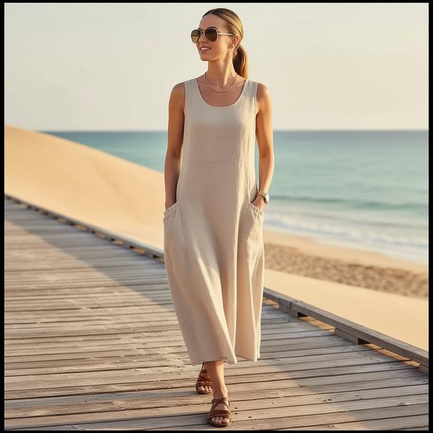 The Sahara Breeze Maxi Dress