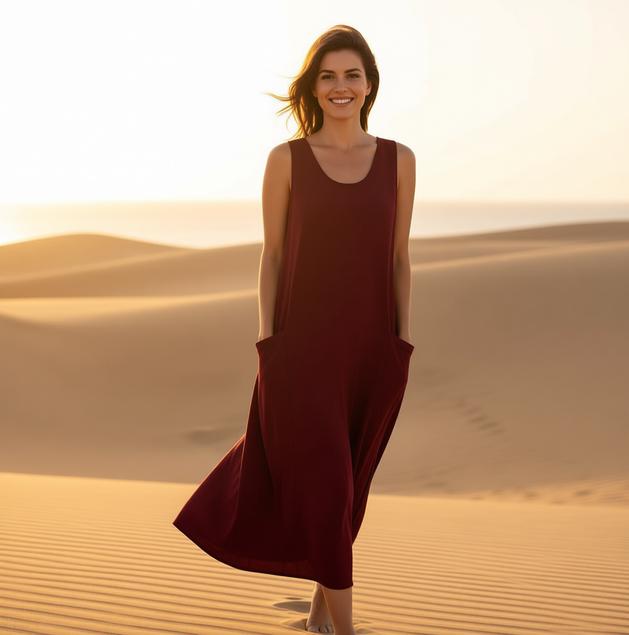 The Sahara Breeze Maxi Dress