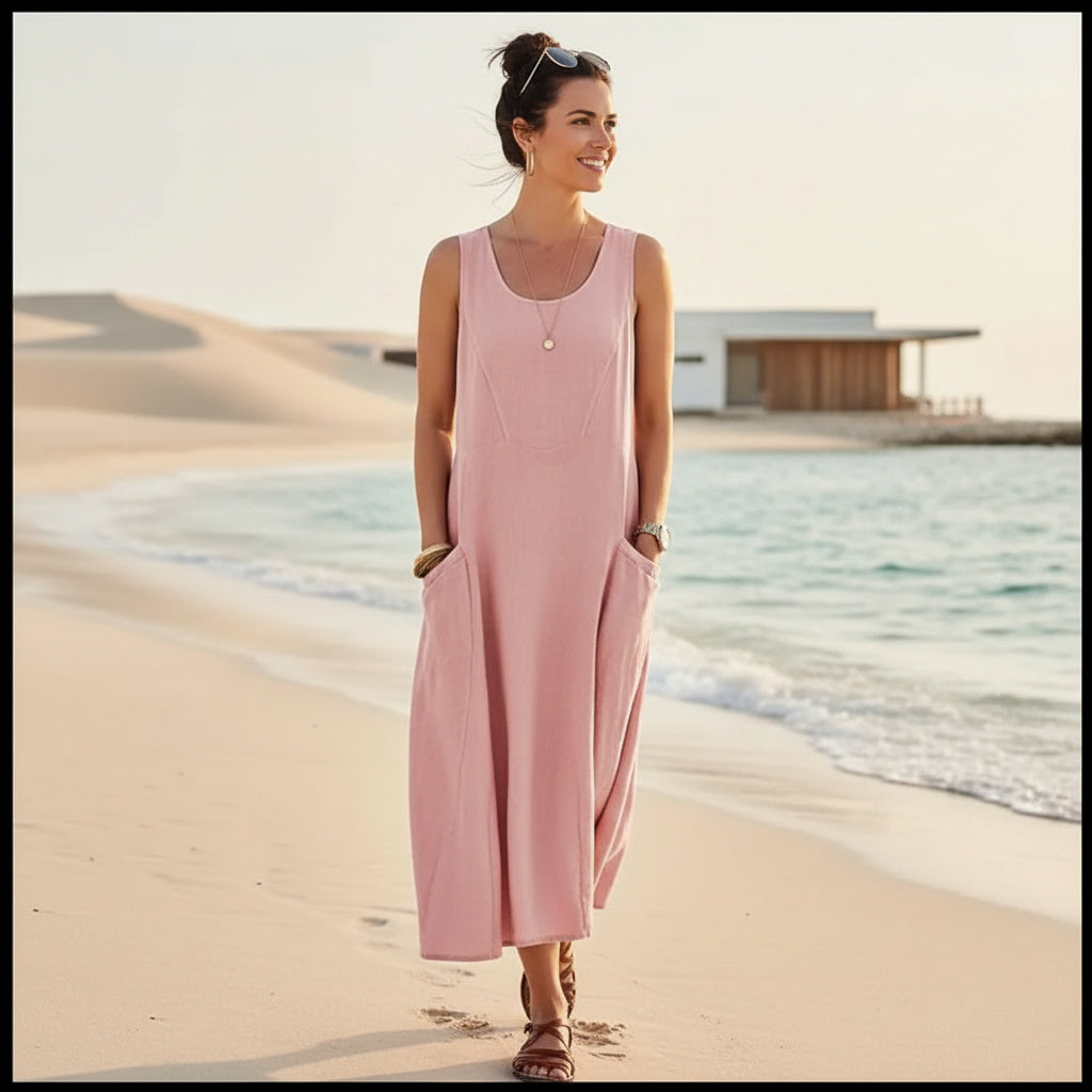 The Sahara Breeze Maxi Dress