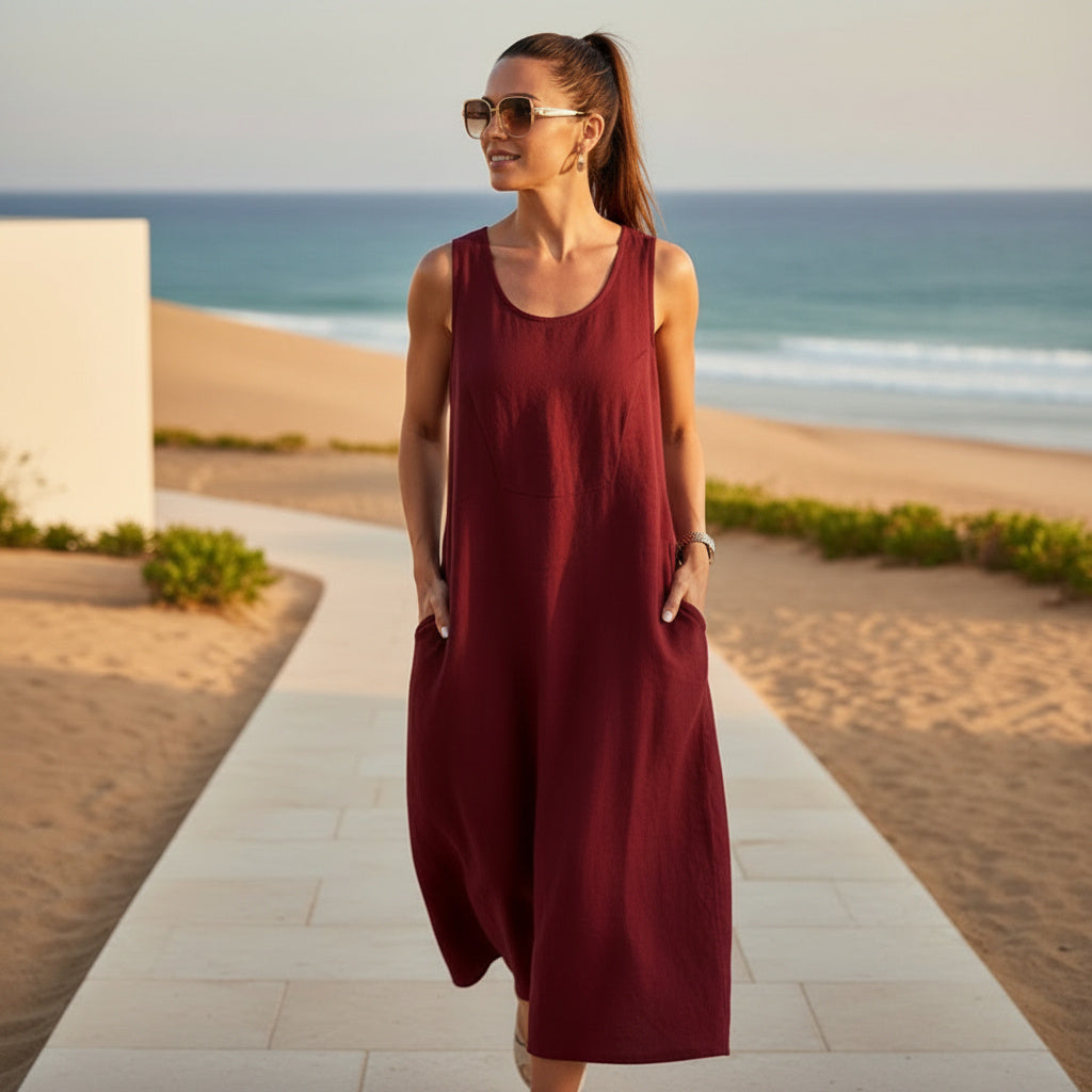 The Sahara Breeze Maxi Dress