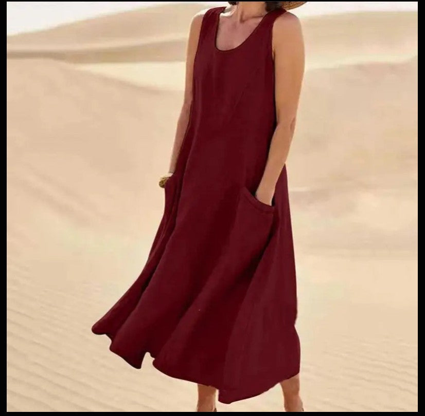 The Sahara Breeze Maxi Dress