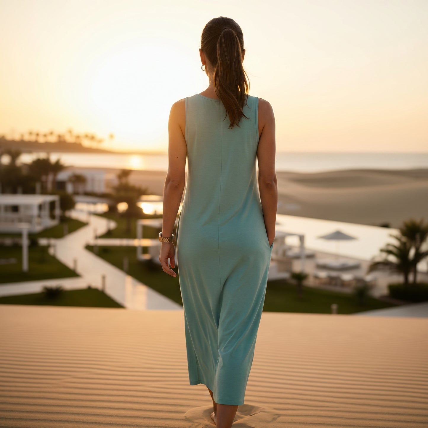 The Sahara Breeze Maxi Dress