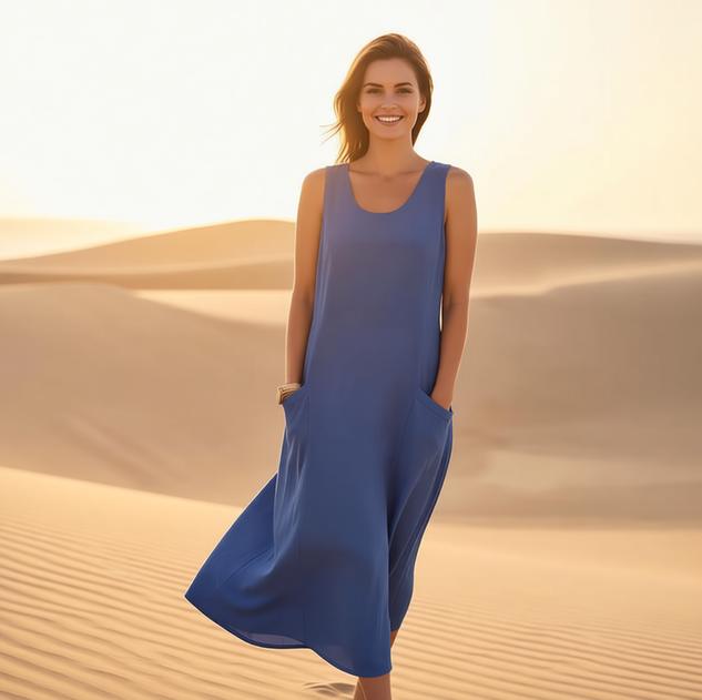 The Sahara Breeze Maxi Dress