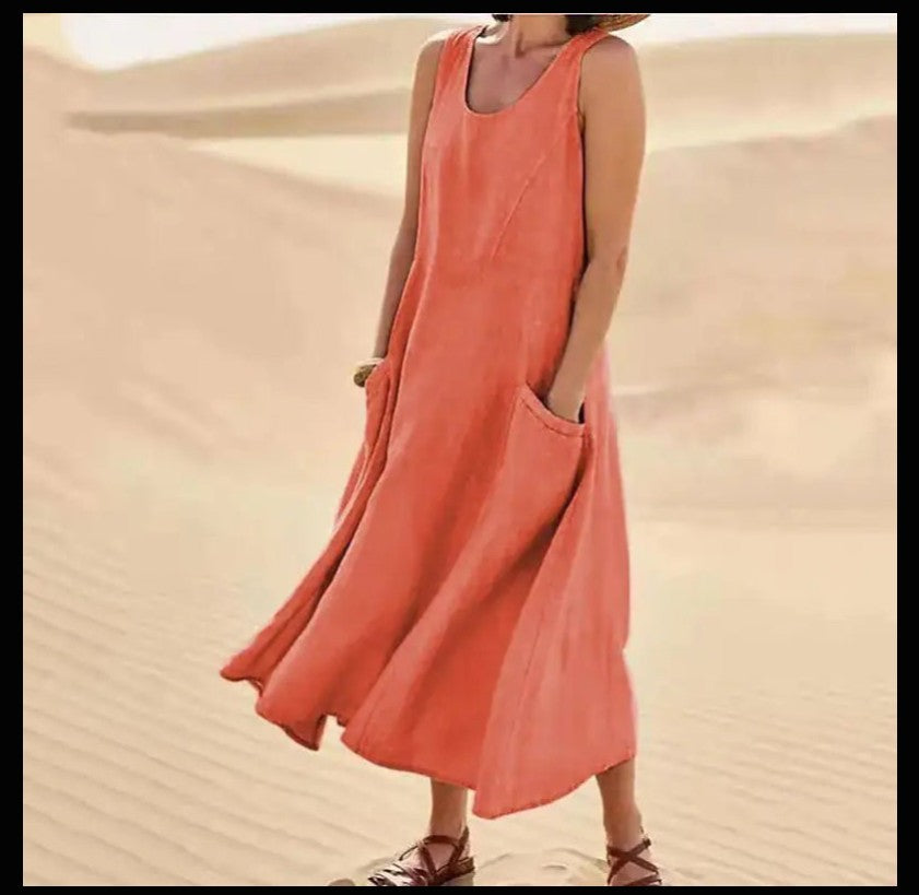 The Sahara Breeze Maxi Dress